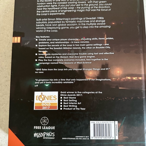 TALES From The LOOP Roleplaying in the 80’s That Never Was. Hatdcover Book. - Picture 3 of 17